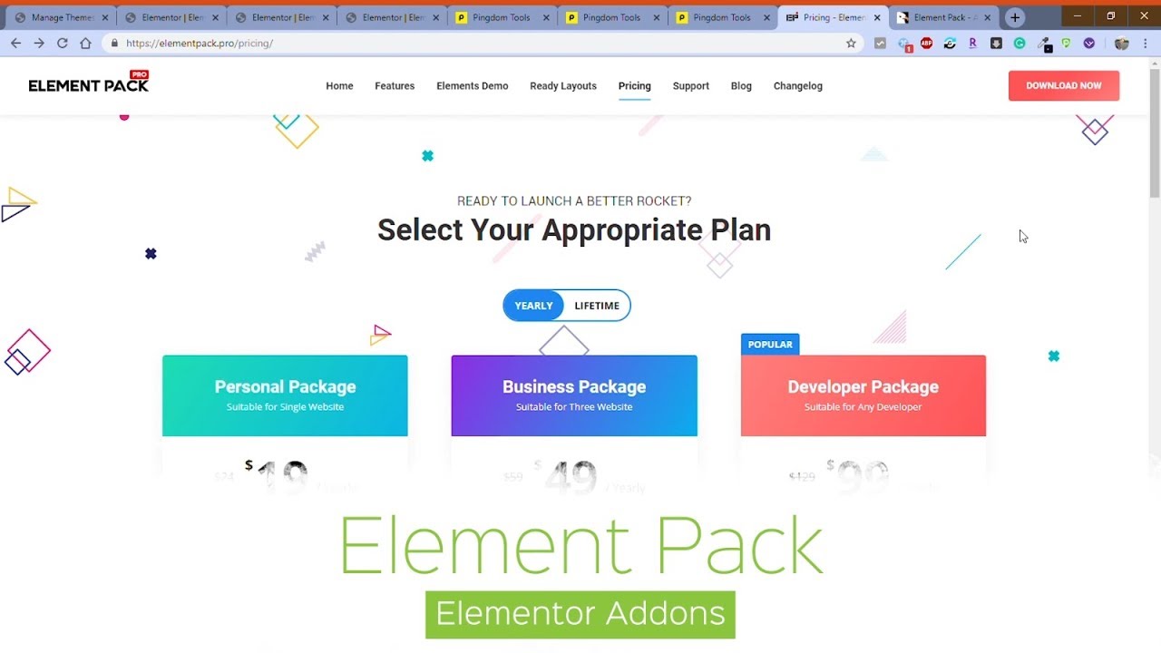 Element Pack Review - Elementor Addon Speed Comparison
