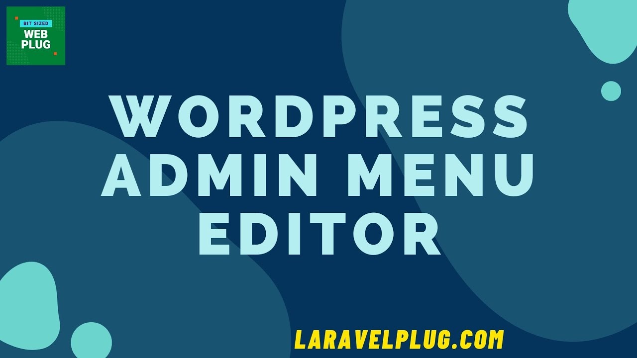 WordPress Admin Menu Editor