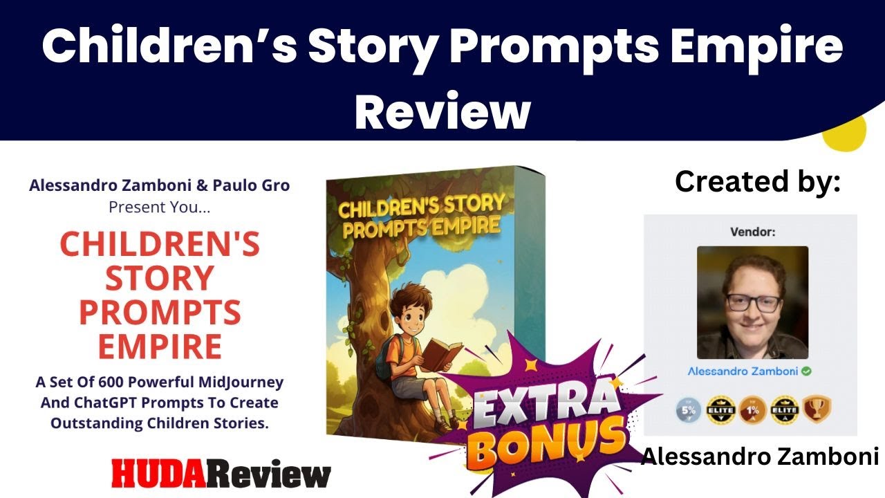 Children's Story Prompts Empire Review & Huge Bonuses
