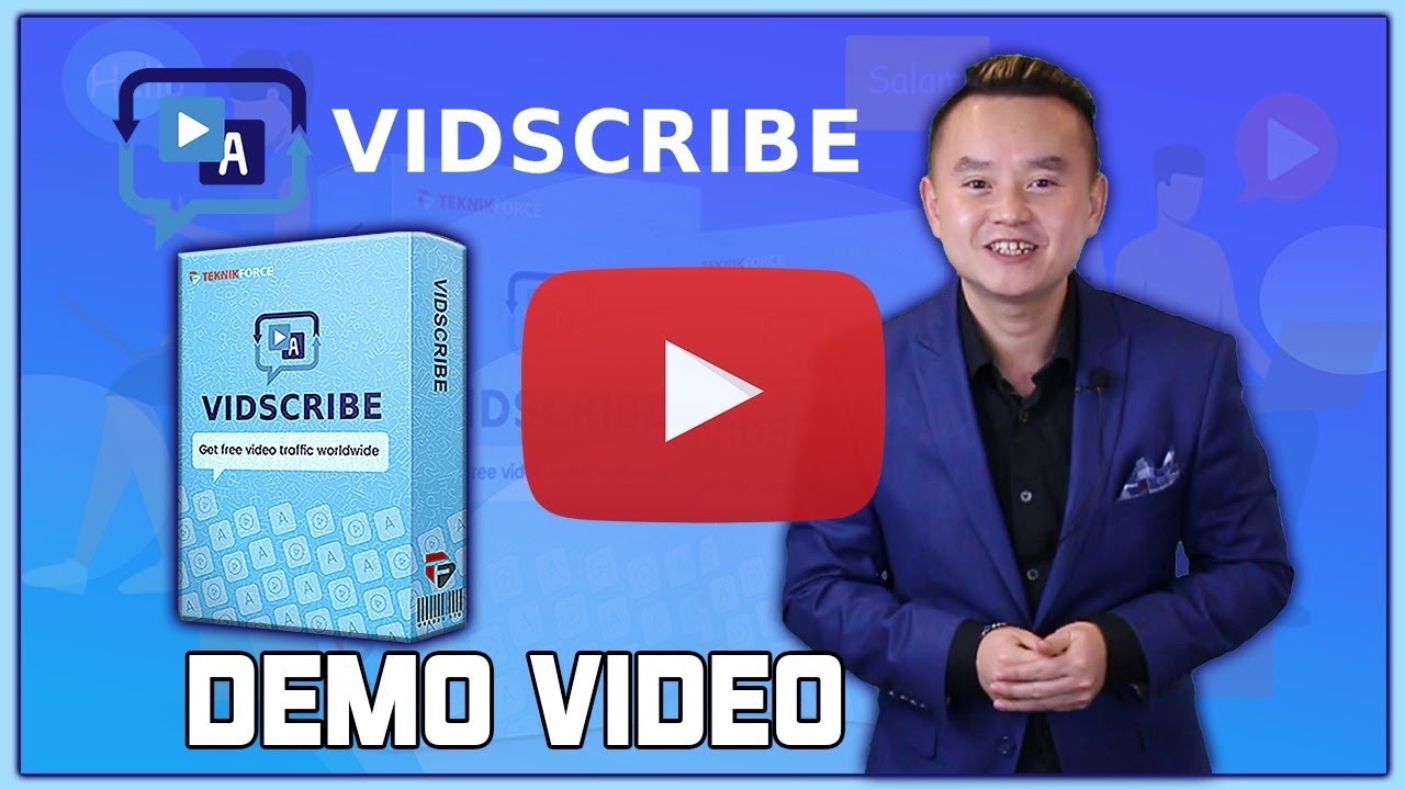 VidScribe AI Demo Video - get *BEST* Bonus and Review HERE!