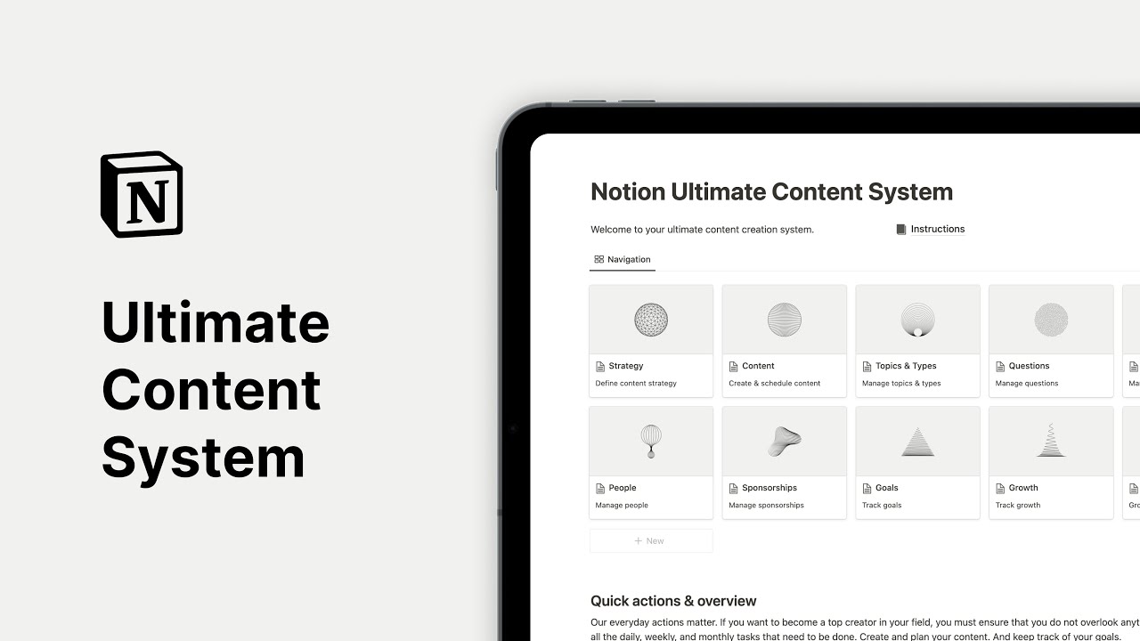 Notion Ultimate Content System